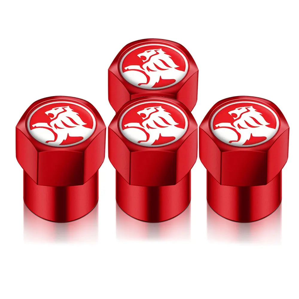4PCS Universal Car Valve Cap Accessories Wheel Tire Valve Stem Tyre Air Sticker For RIP Holden Shape Car Styling