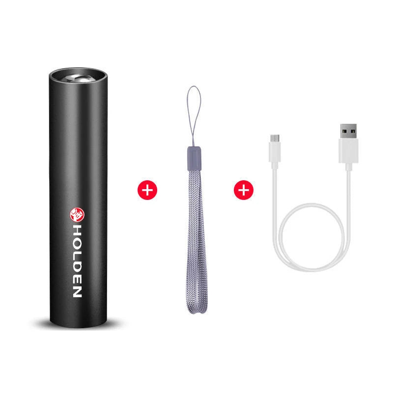 Car Mini LED Flashlight Waterproof Telescopic Powerful Outdoor Zoom For Holden Commodore Trailblazer Colorado vf ssx ve hsv