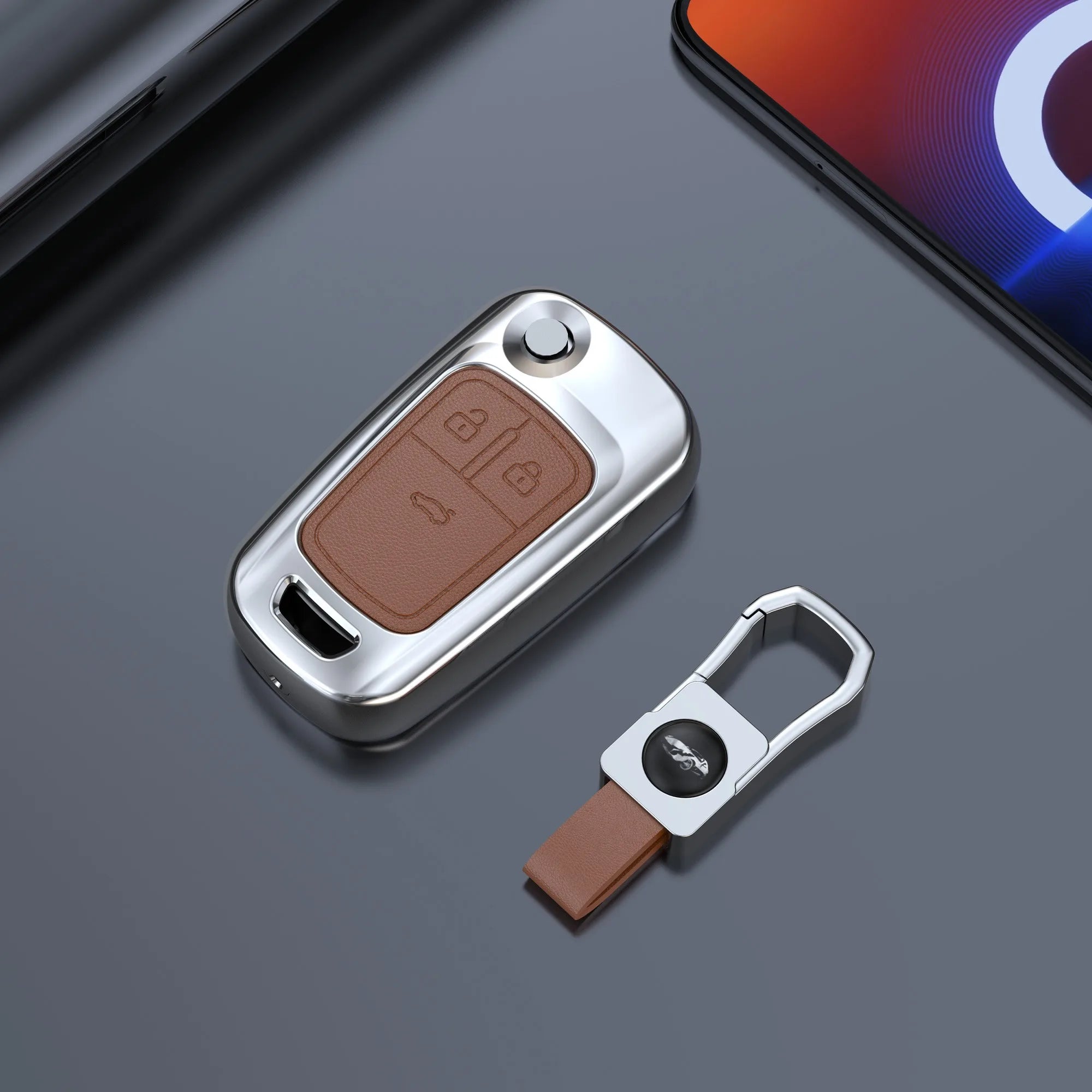 1 Pcs Zinc Alloy Car Key Case Shell Fob For Buick For Chevrolet Cruze Aveo Trax Opel Astra Corsa Meriva Zafira Antara J Keychain