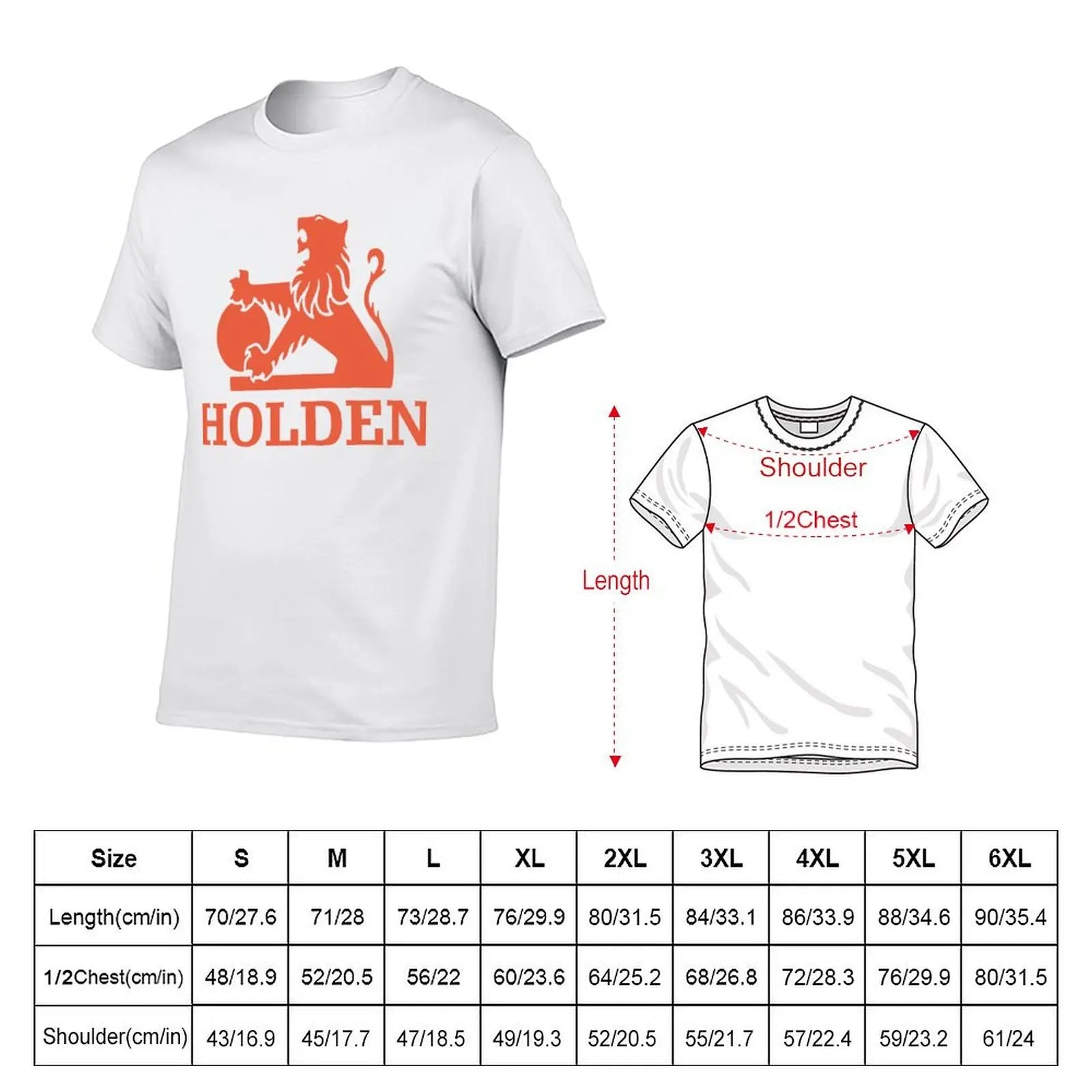 BEST SELLER - Holden Vintage Logo Merchandise T-Shirt cotton t shirt man man t shirt heavy cotton t shirt man luxury T-Shirt