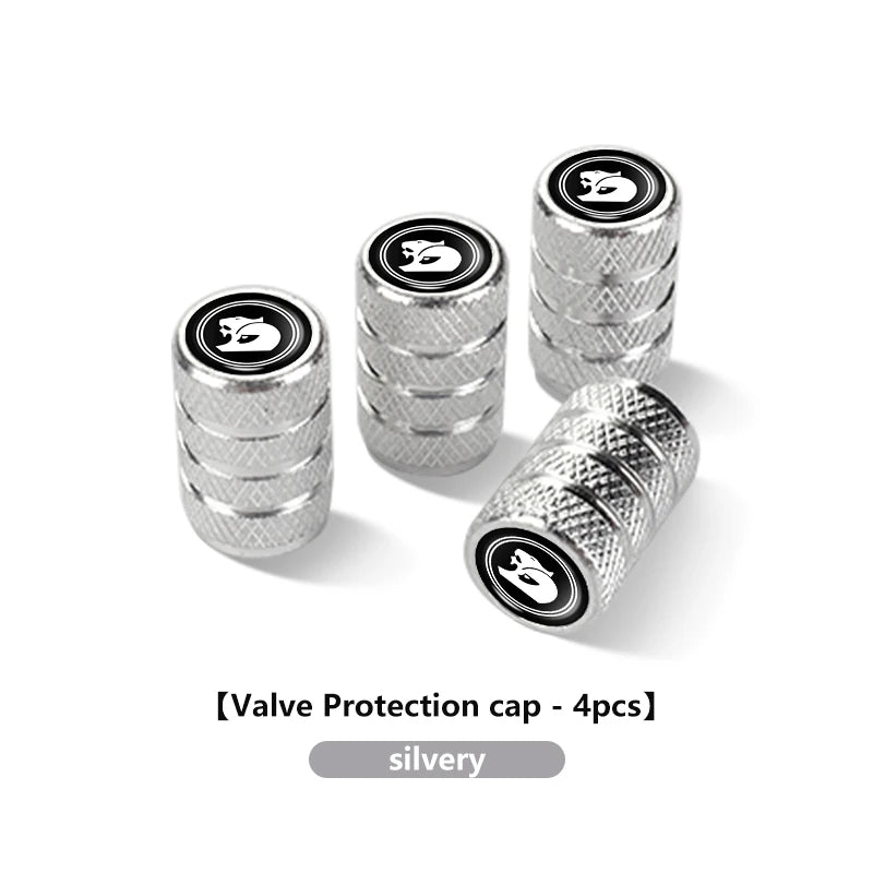 4pcs Aluminum Car Tire Valve Caps Wheel Dustproof Valve Cover For Holden VZ VE Colorado Caprice VT VX VY HSV Cruze Rodeo Astra