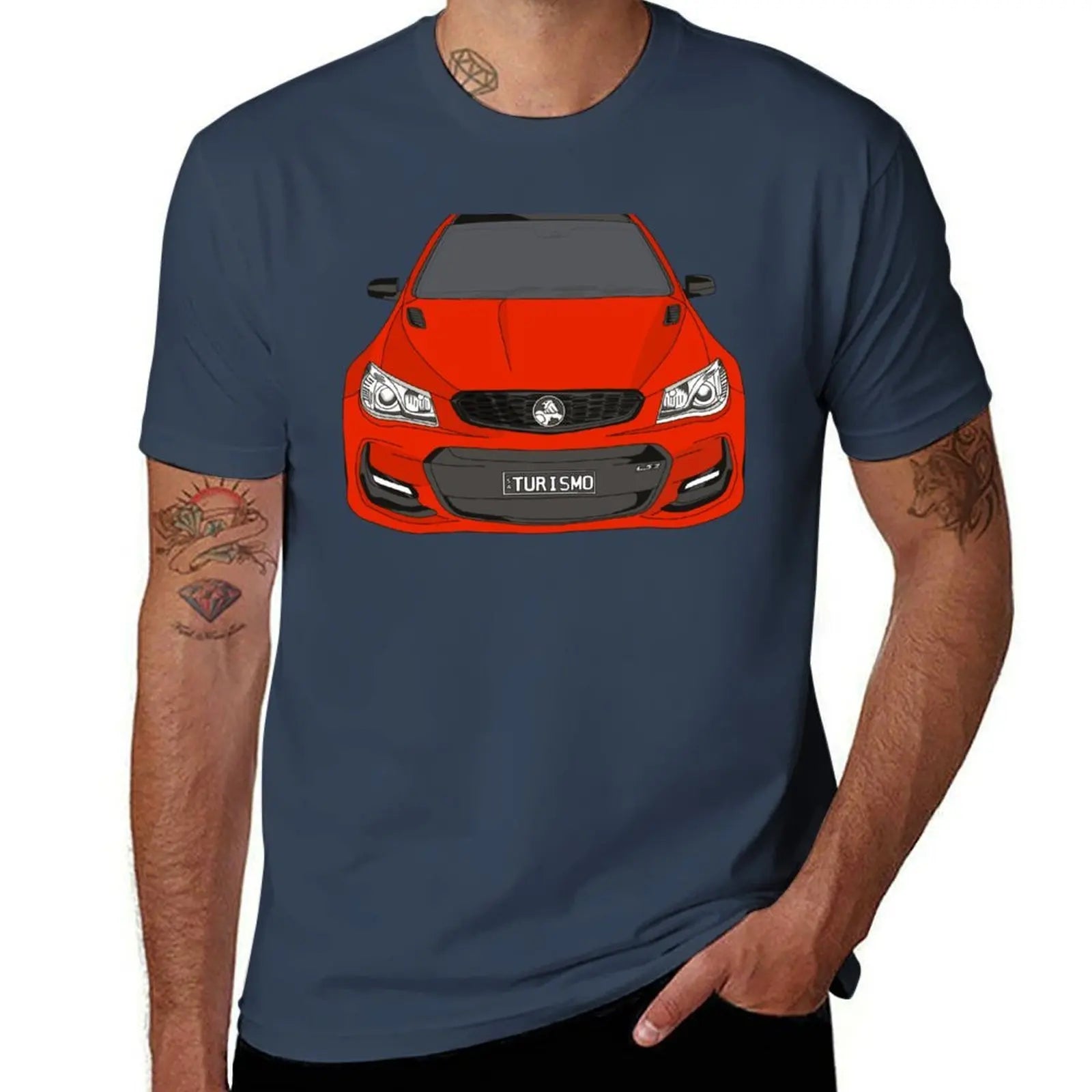 Holden SSV redline, RedHot T-Shirt men t shirt cotton 100% t shirt custom print T-Shirt