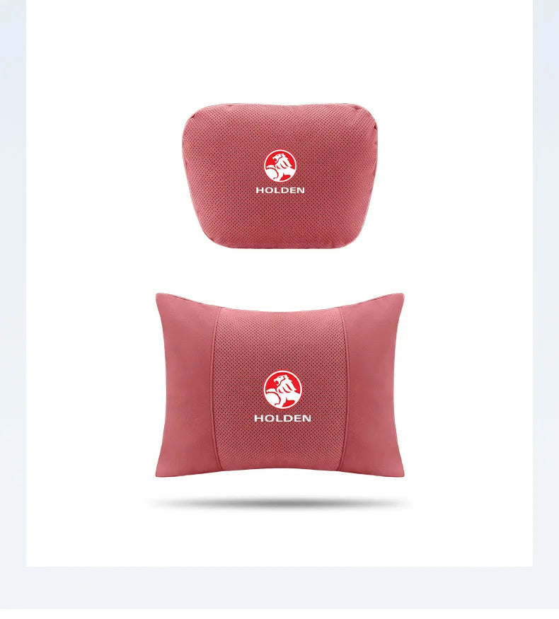 For Holden Commodore Monaro Trailblazer Badge Emblem Colorado Captiva Car Headrest Neck Support Seat Lumbar Cushion Neck Pillow