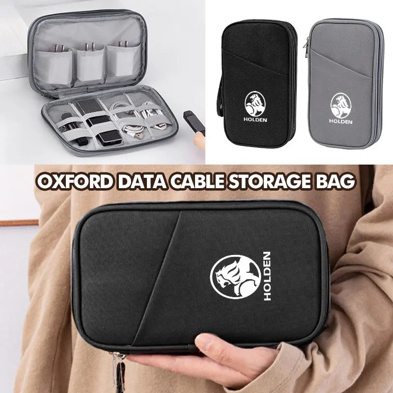 Travel Data Cable Organizer Pouch Carry Case Portable Storage Bag For Holden Captiva Commodor VZ VE Colorado Caprice VT VX VU