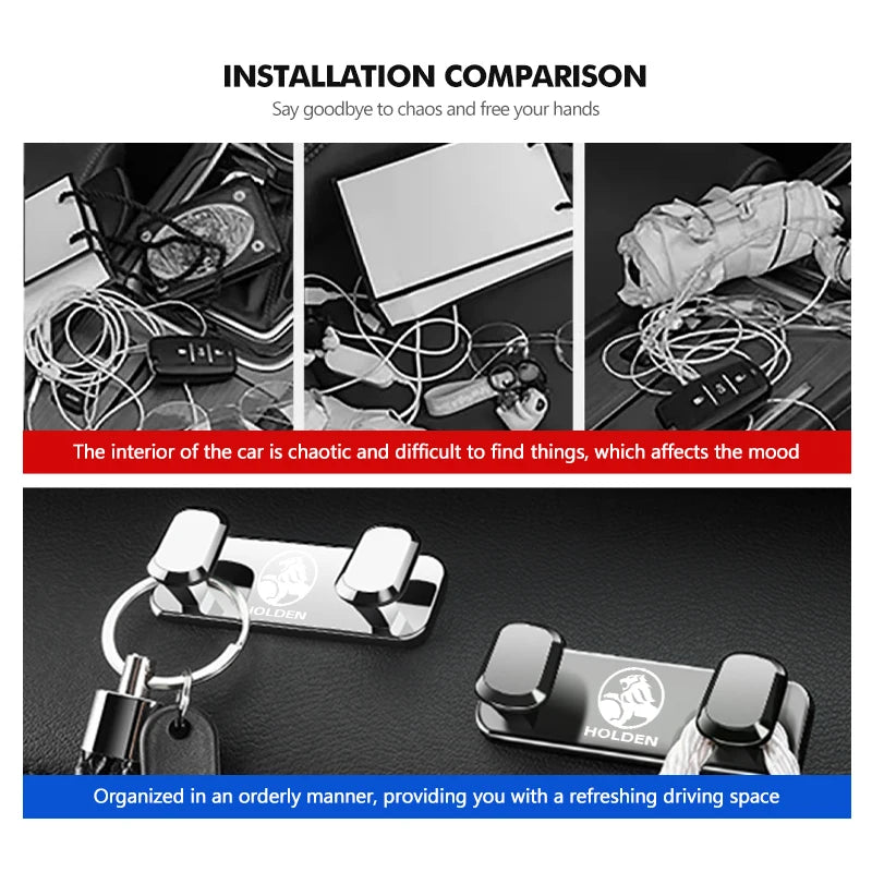 Car Seat Headrest Portable Suede Hook Storage Accessories For Holden Captiva Commodor VZ VE Colorado Caprice VT VX VU