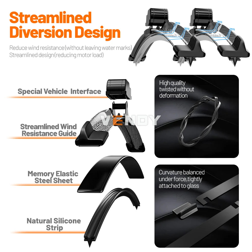 For Holden Commodore VE VF 2006-2017 2007 2008 2009 2010 2011 2012 2014 2pcs Front Windshield Wiper Blades Windscreen Wipers