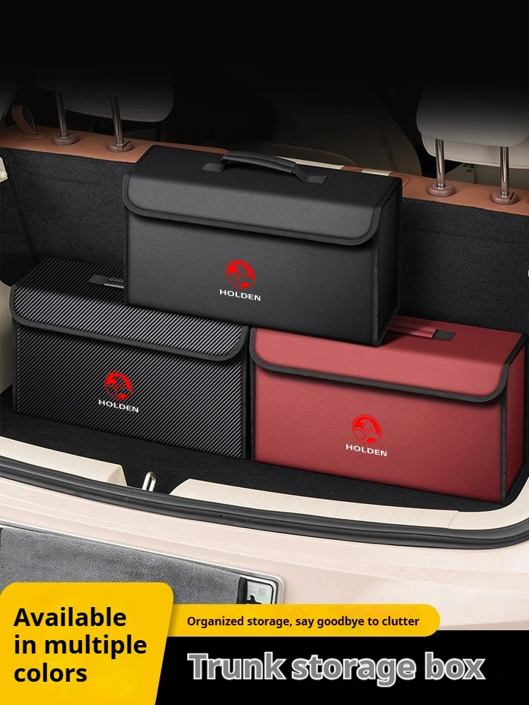 Car Trunk Storage Box Organizer Foldable Container Bag For Holden Commodore Monaro Trailblazer Badge Emblem Colorado Captiva