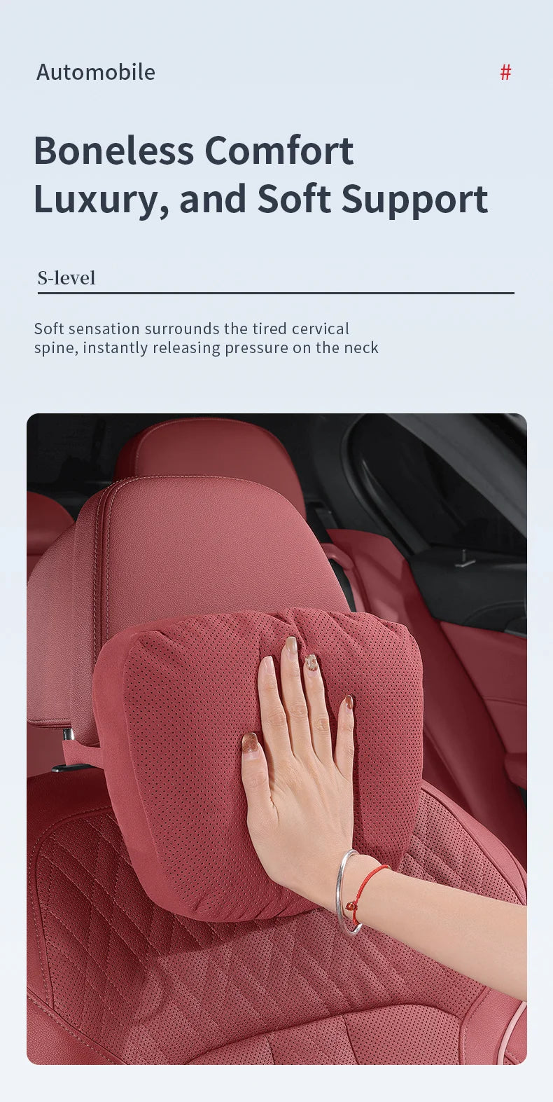 For Holden Commodore Monaro Trailblazer Badge Emblem Colorado Captiva Car Headrest Neck Support Seat Lumbar Cushion Neck Pillow