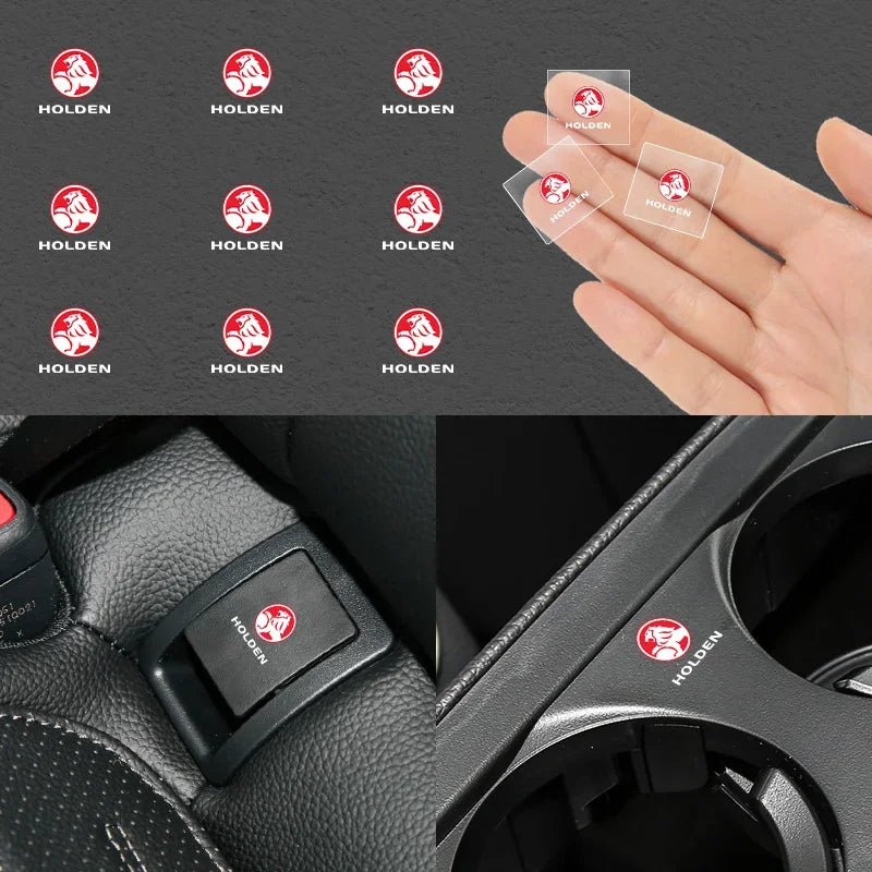 1/2/5/10pcs Car Badge Interior Decals ﻿For Holden Astra Commodore Cruze Monaro Trailblazer Colorado HSV VF Ute SV6 Sportwagon WN