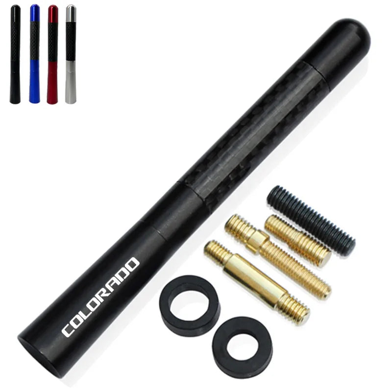 1pcs Universal 12cm Carbon Fiber Car Radio Antenna For Holden HSV Commodore Monaro Trailblazer Colorado VF Cruze Car Accessories