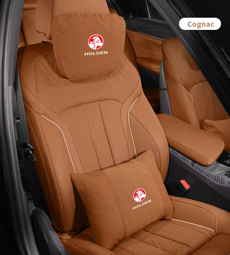 For Holden Commodore Monaro Trailblazer Badge Emblem Colorado Captiva Car Headrest Neck Support Seat Lumbar Cushion Neck Pillow
