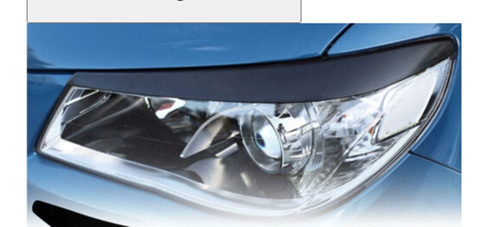 2PCS Carbon Fiber Headlight Eyebrow Sticker Car Front Head Light Eyelid Cover Trim For Holden VE Commodore SS SSV SV6 S Evoke