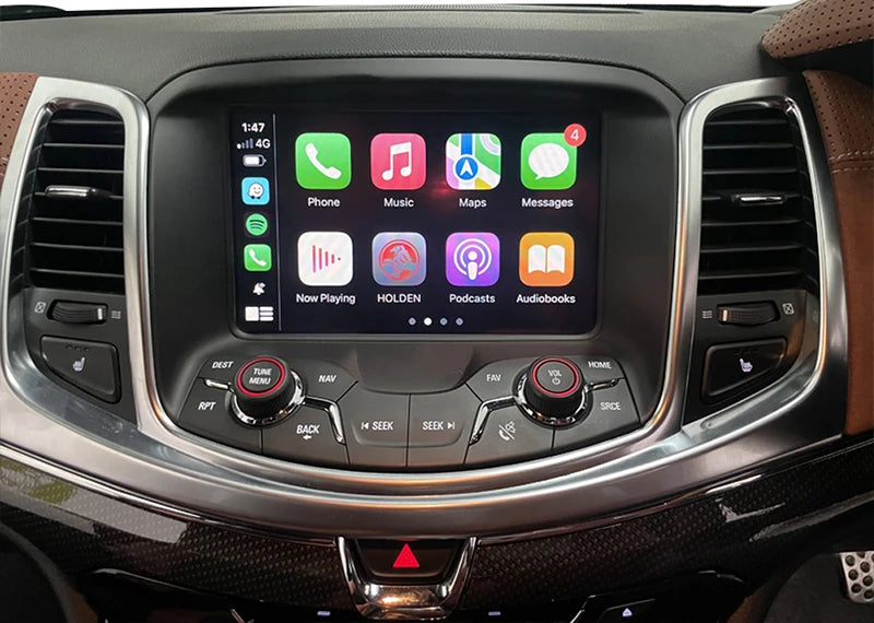 kSmart auto Wireless CarPlay AndroidAuto Retrofit for Holden Commodore VF1 VF2 MyLink system Support OEM Microphone