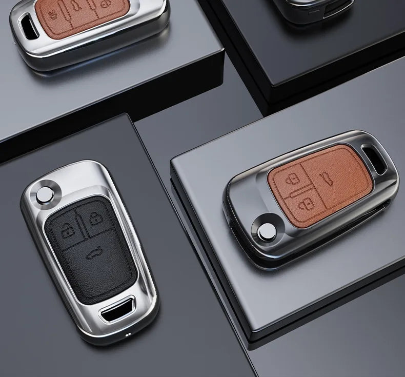 1 Pcs Zinc Alloy Car Key Case Shell Fob For Buick For Chevrolet Cruze Aveo Trax Opel Astra Corsa Meriva Zafira Antara J Keychain